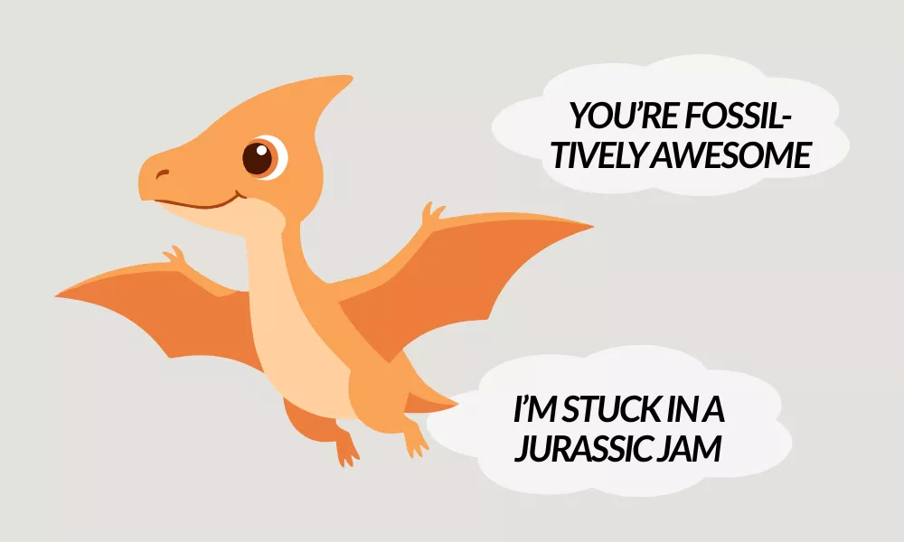 Dinosaur Valentines Puns