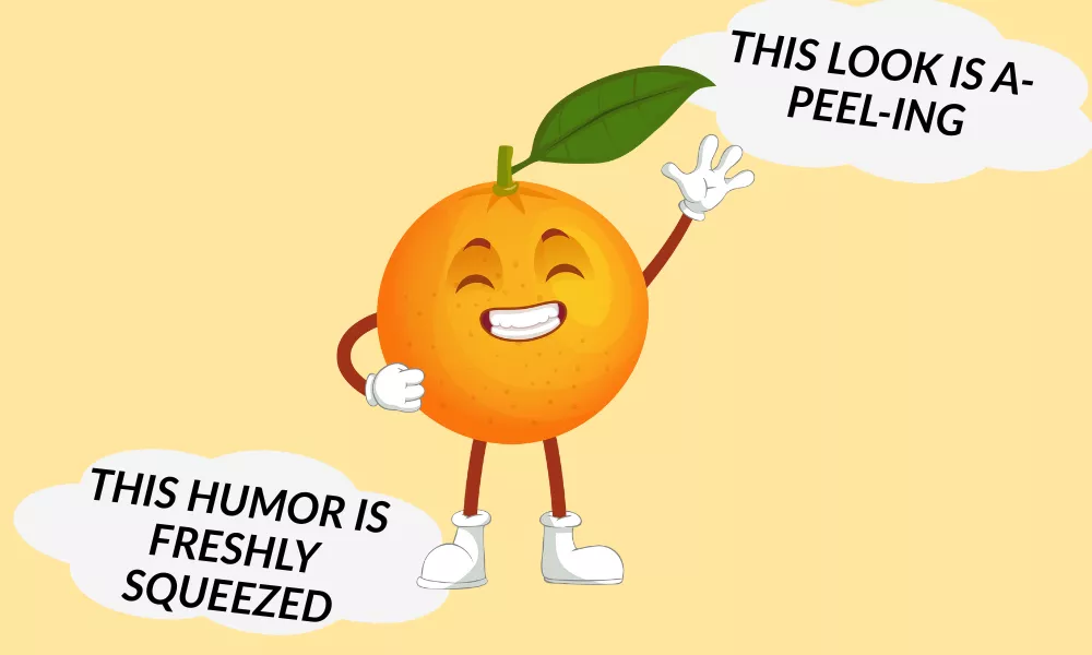 Orange Puns Captions