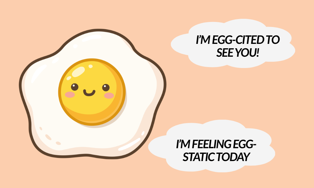 One Word Egg Puns