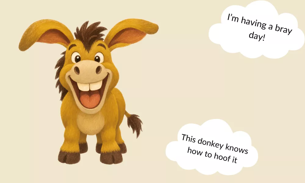 Funny Donkey Puns